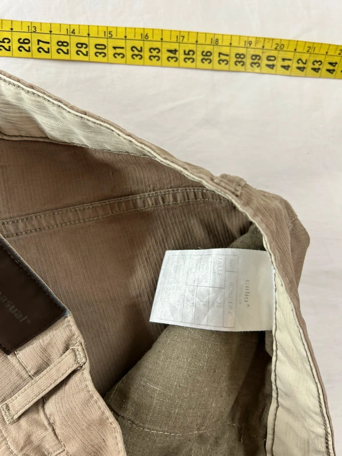 Jean de corte recto beige Celio casual – photo 12